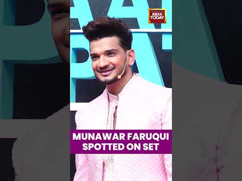 Comedy Star #munawarfaruqui Begins Filming for Pati Patni Aur Panga #realityshow #reelitfeelit