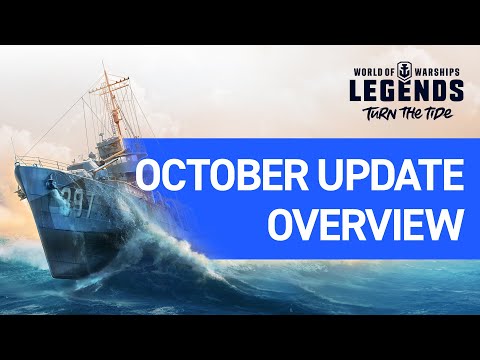 World of Warships: Legends - Trailer da atualização de outubro