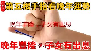 第五根手指，代表你晚年運勢好壞，子女有沒有本事，一起來看看？#生活小醬汁 #風水 #運勢 #相學 #分享