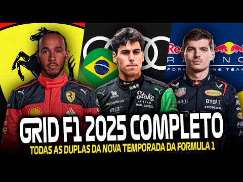 COM BRASILEIRO, CONHEÇA O GRID DA F1 2025