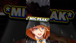 Screamed so loud I broke my mic