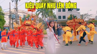 Kiệu Quay Như Lên Đồng Rước Mẫu - Lễ Hội Làng  Phong Lộc Phường Cửa Nam TP Nam Định 2025
