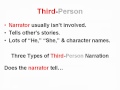 Identifying Narrator's Perspective in Literary Texts