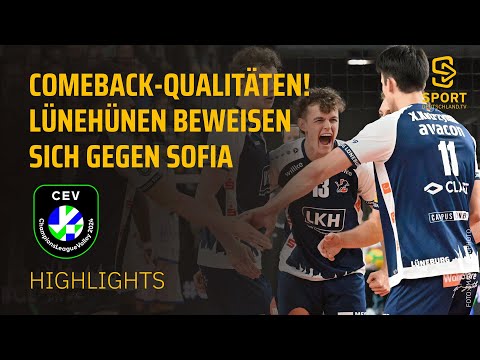 SVG Lüneburg - Levski SOFIA | Highlights - Hauptrunde, CL Männer | SDTV Volleyball