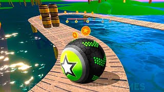 Going Balls In The Amazing Tropical World - Rolling Balls Sea Race