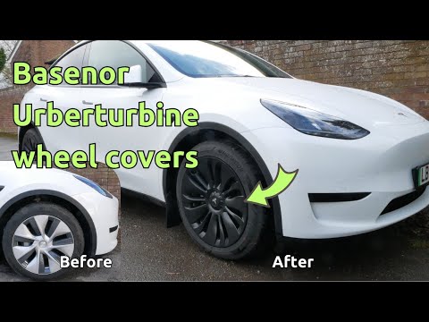 Review of the Basenor Uberturbine wheel covers for the Tesla Model Y with 19