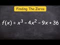 Factoring and Finding Zeros of Functions