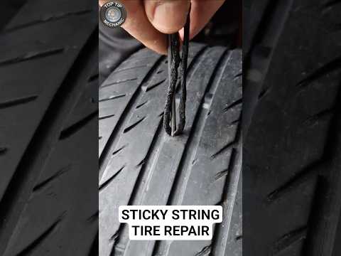 Sticky String Tire Repair Kit #tirerepair #stickystring #tireplug #flattire