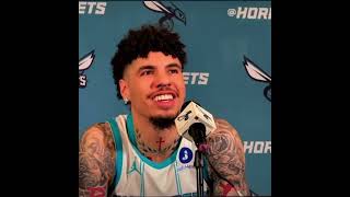 LaMelo Ball Says it’s All about winning NBA Media Day.