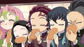 【手描き】刀鍛冶の里でらららコッペパン【鬼滅】/Demon slayer Fan Animation(Eat koppepan Infinite loop）