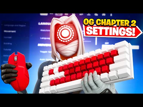 BEST OG Chapter 2 PC Keyboard & Mouse Settings, Sensitivity + Keybinds In Fortnite!