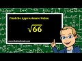Approximating Square Roots for Grade 8