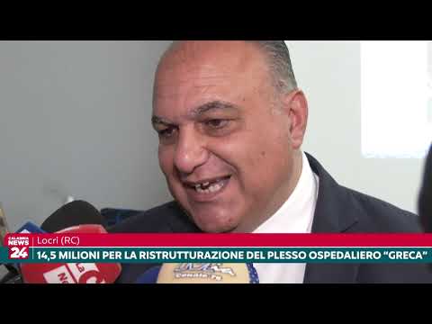 Locri (RC): 14,5 milioni per la ristrutturazione del plesso ospedaliero "Greca"