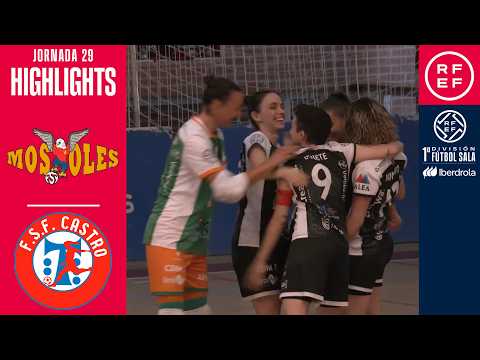 Resumen #PrimeraIberdrola | MRB Móstoles FSF 7-5 FSF Castro Bloques Cando | Jornada 29