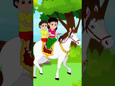 Chal Mere Ghode Tik Tik Hindi Rhymes for Children #kidsvideo #nurseryrhymes