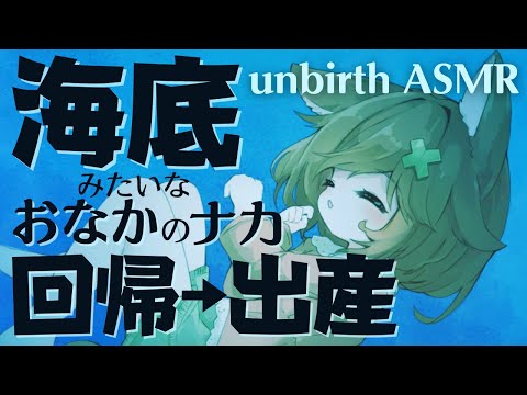 【胎内回帰】お腹の中に呑み込まれて吐き出される【マイク挿入ASMR】声無し/unbirthASMR