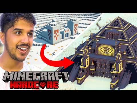 I FOUND THE RAREST PYRAMID IN MINECRAFT HARDCORE 😱 PART 1