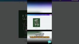 Veröffentliche Canva Designs direkt auf LinkedIn