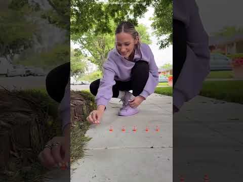 She Built a Fairy House on Sidewalk!✨ #Shorts #Viral