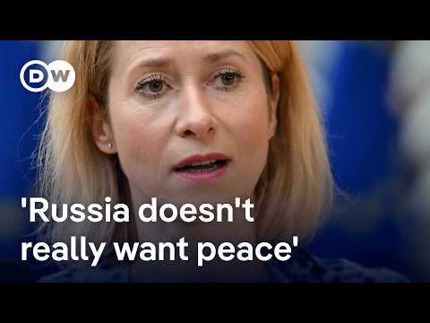 EU foreign ministers discuss new military aid for Ukraine as Trump plans talks with Putin | DW News