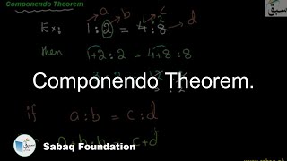Componendo Theorem