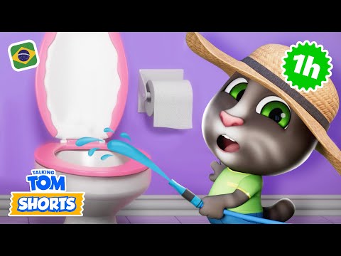 A Saga do Banheiro: Parte 3 | Talking Tom Curtas | Coletânea de Animações