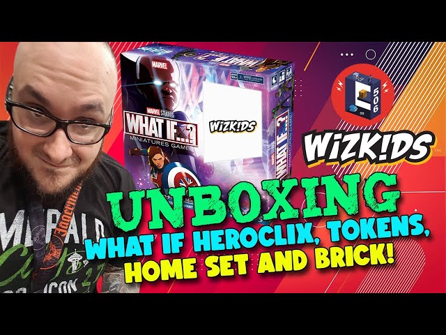 UNBOXING WIZKIDS WHAT IF HEROCLIX: SET, BOX, First 2 Boosters Super rare PIECE? 4K Detailed Dards