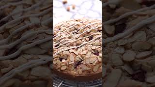 Easy One Layer Raspberry Almond Cake - Recipe link in description