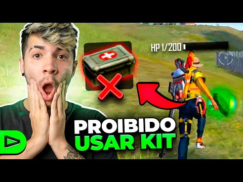 NÃO VALE USAR KIT MÉDICO NESSA PARTIDA DE FREE FIRE!! LOUD