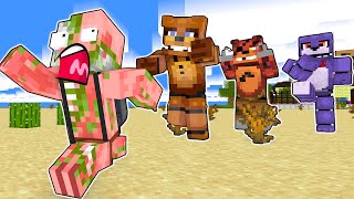 Monster Mobs: Five Nights at Freddy's Challenge - Minecraft Animation