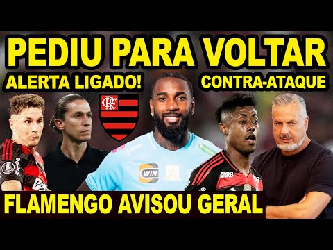 GERSON PEDIU PARA VOLTAR PRO BRASIL! FLAMENGO AVISOU GERAL! CONTRATAQUE AO MENGÃO! MUDANÇA GERAL E+