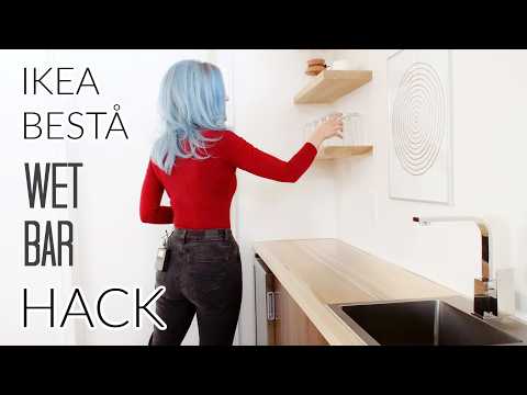 DIY Kitchenette/ Wet Bar IKEA HACK