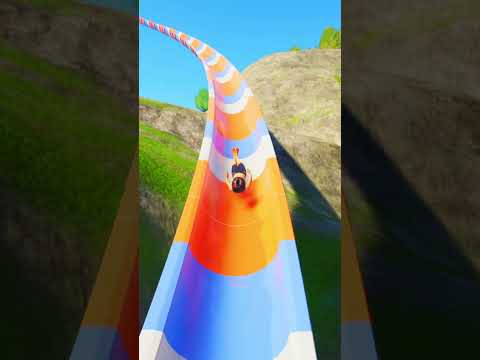 he jumped in fullspeed waterslide #nobatidao