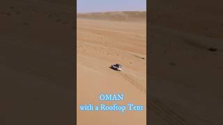 Oman Desert Camping with 4x4 Rooftop Tent | Active Oman Adventures #Shorts