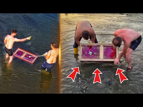 We Found A Abandoned Safe In The River. (OPENED)  Real Treasure Hunt.