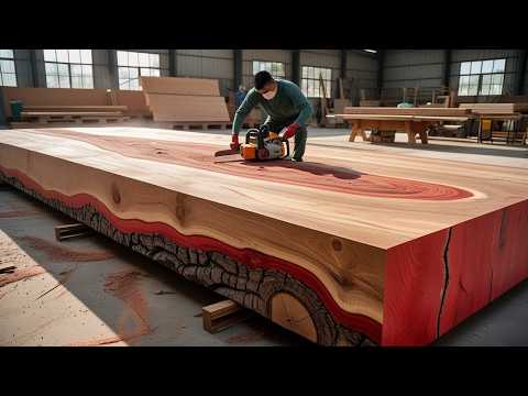 Building a CEO's Desk So Large It Needs Its Own Zip Code A Woodworking Masterpiece