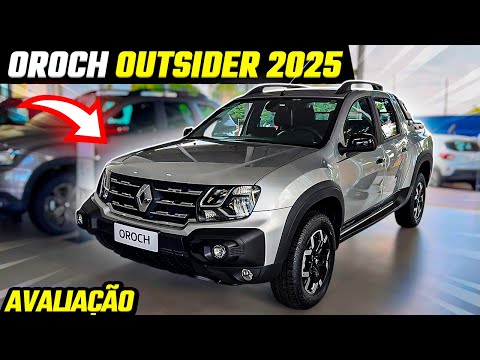 NOVA RENAULT OROCH OUTSIDER 2025 1.3 TCE EM DETALHES