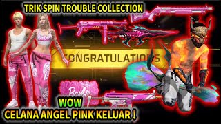 ⁉️ TRIK SPIN KINGFISHER TROUBLE & EMOTE SAPU TERBANG ⁉️ BOCORAN CELANA ANGEL PINK BESOK FF X BARBIE