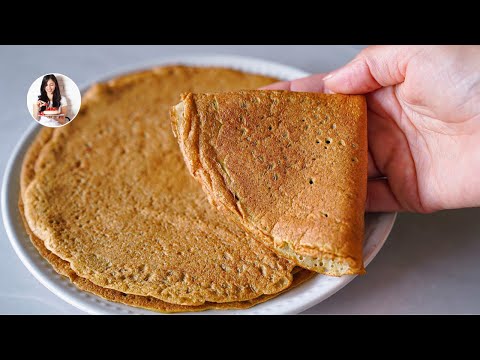 Crepes Deliciosas - Sin Harinas, Sin gluten, Sin Almendras y Sin azúcar | Auxy