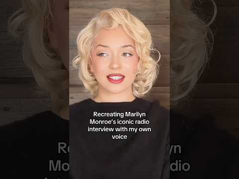 Marilyn Monroe Cosplay With My Own Voice!