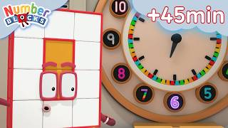 Learn How to Tell the Time! | Learn to Count for Kids Compilation | Number Cartoon | Numberblocks