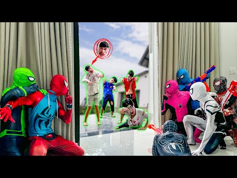 8 Superheroes VS Zombies - ( By Follow Me )