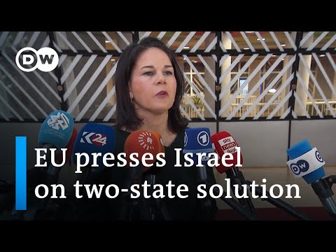 EU ministers meet with Israeli and Palestinian counterparts | DW News