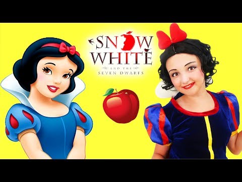 Kids Makeup Snow White Super Elsa Became a Princess- Disney Real Princess Dresses & Magic Transform