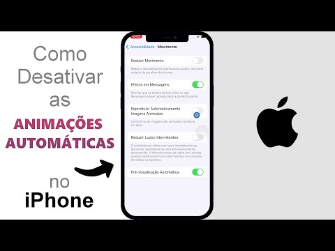 Como Desativar as ANIMAÇÕES AUTOMÁTICAS no iPhone