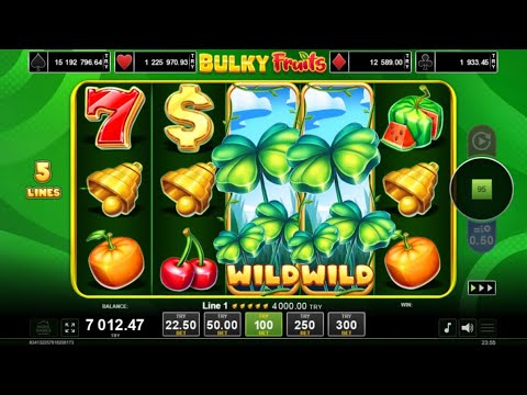 Kasayı ikiye katladı: EGT 5 Bulky Fruits 🍀🍀