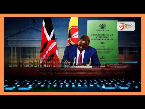 YouTube video thumbnail: Kenya Kwanza Leaders Defend Cybercrime law Despite Court Suspension of key Sections
