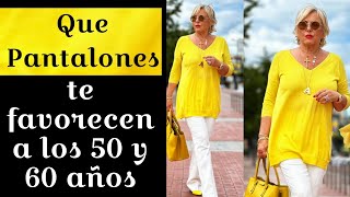 PANTALONES PERFECTOS PARA MUJERES DE 50 60 Y 70 AÑOS MODA PARA LA MUJER MADURA