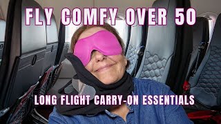 What I'm Taking On Board for My Next Overseas Flight | Travel Over 50