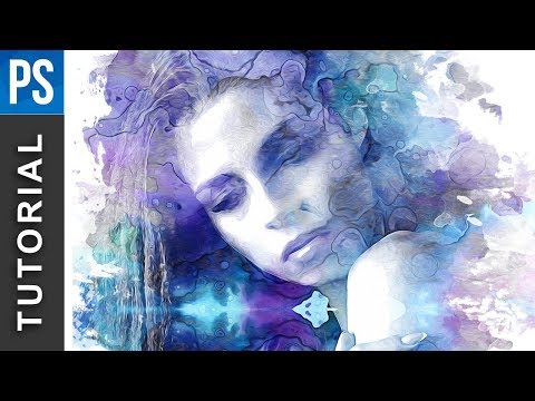 Beautiful Watercolor Portrait Effect - Photoshop Tutorial